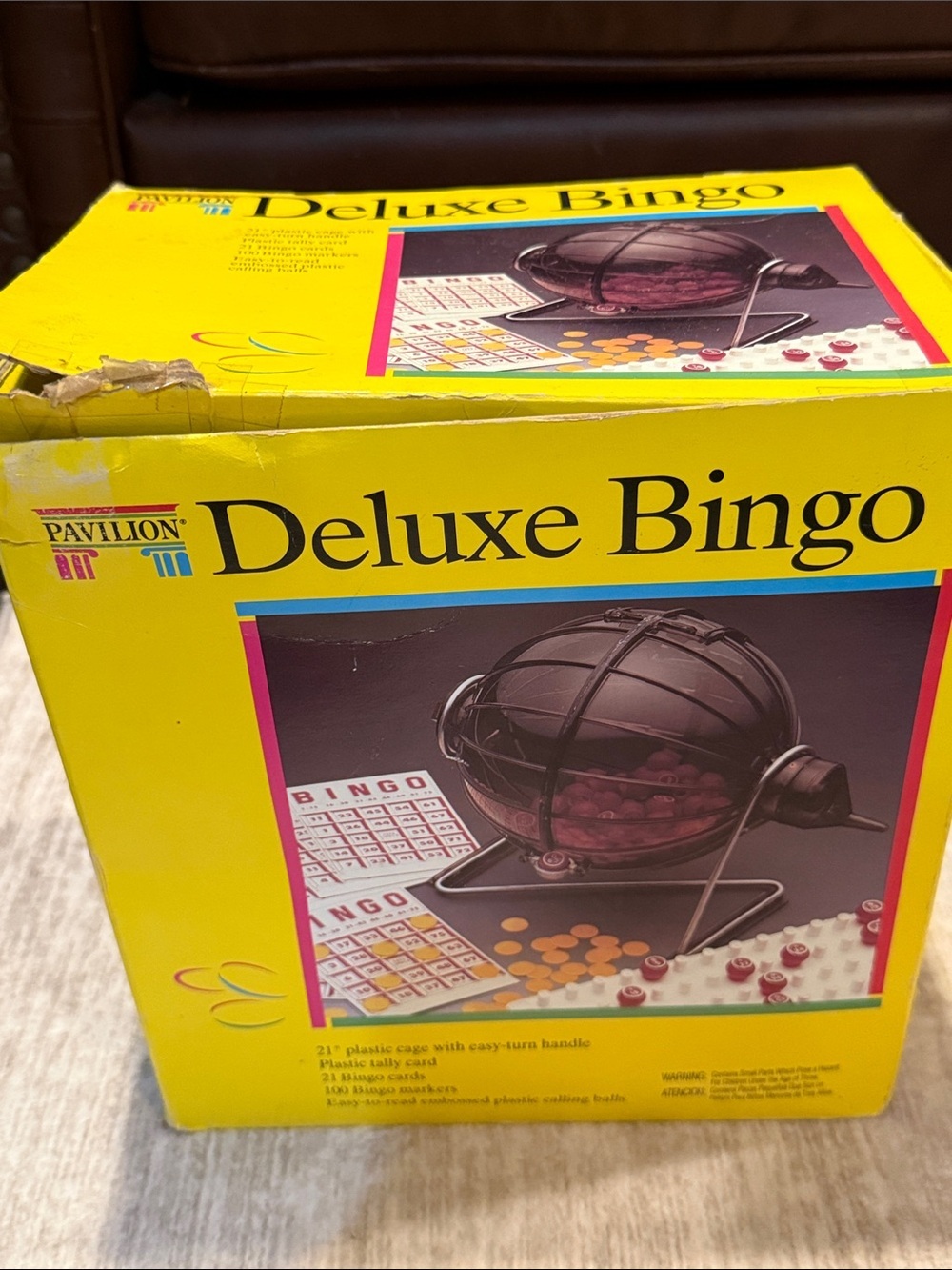 Deluxe Bingo Game - Yellow